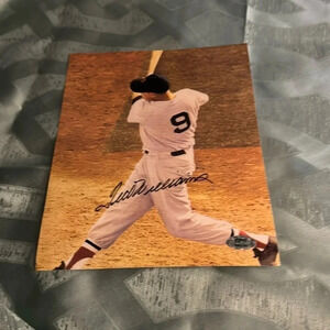 - Ted Williams Boston Red Sox autograph photo